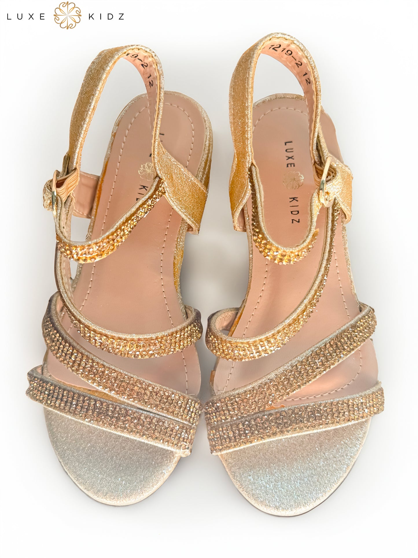 Girls Dress Sandals-Luxe Kidz WL1219-2