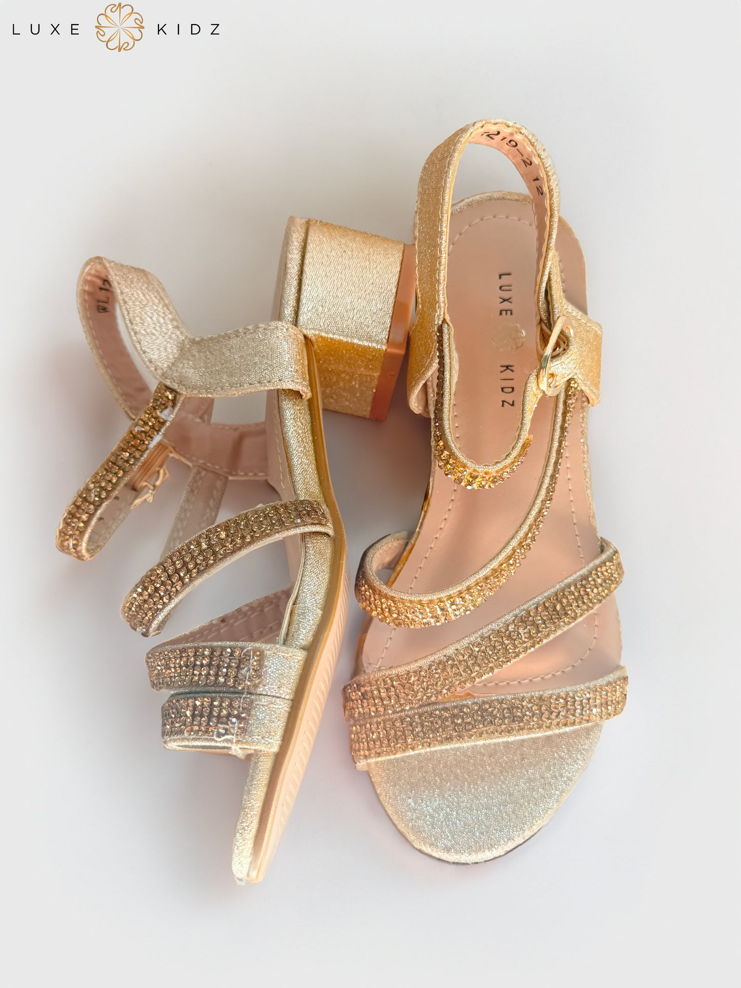 Girls Dress Sandals-Luxe Kidz WL1219-2