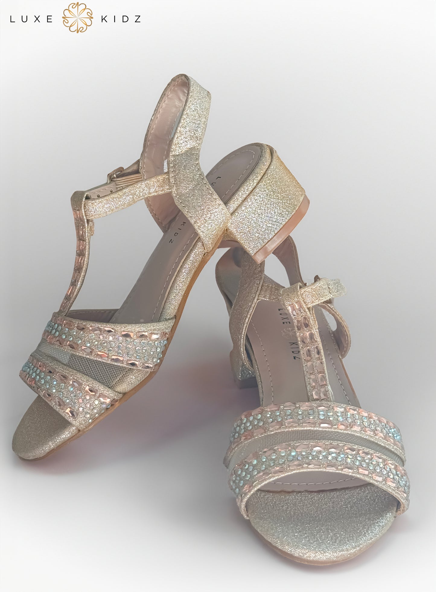 Girls Dress Sandals-Luxe Kidz WL1219-4