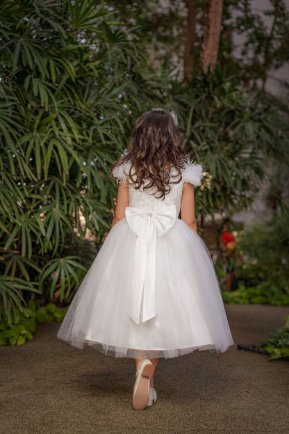 Hannah Organza Girls Dress | Luxe Kidz