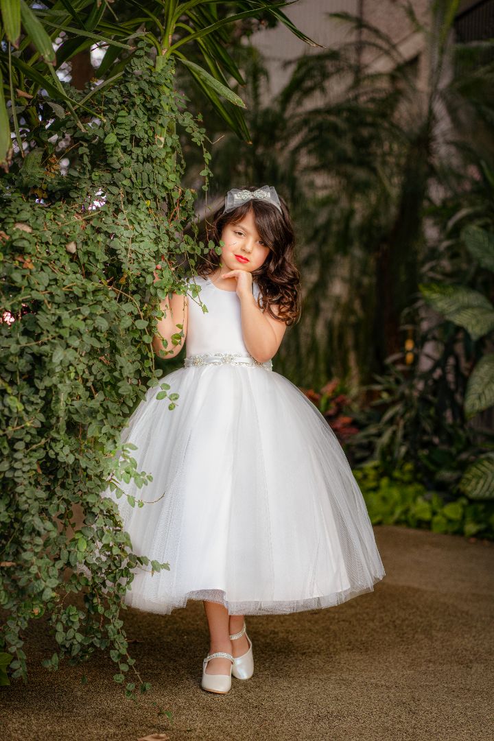 Sophie Pearls Girls Dress | Luxe Kidz